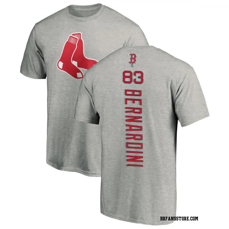 Ash Youth Brennan Bernardino Boston Red Sox Backer T-Shirt